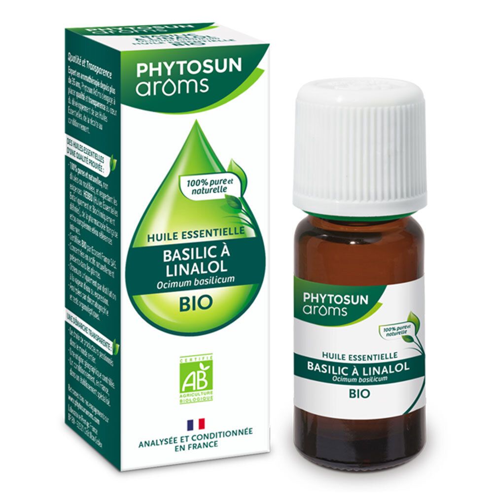 PHYTOSUN aroms ESSENTIELLE ÖLE BASILIKUM MIT LINALOL BIO