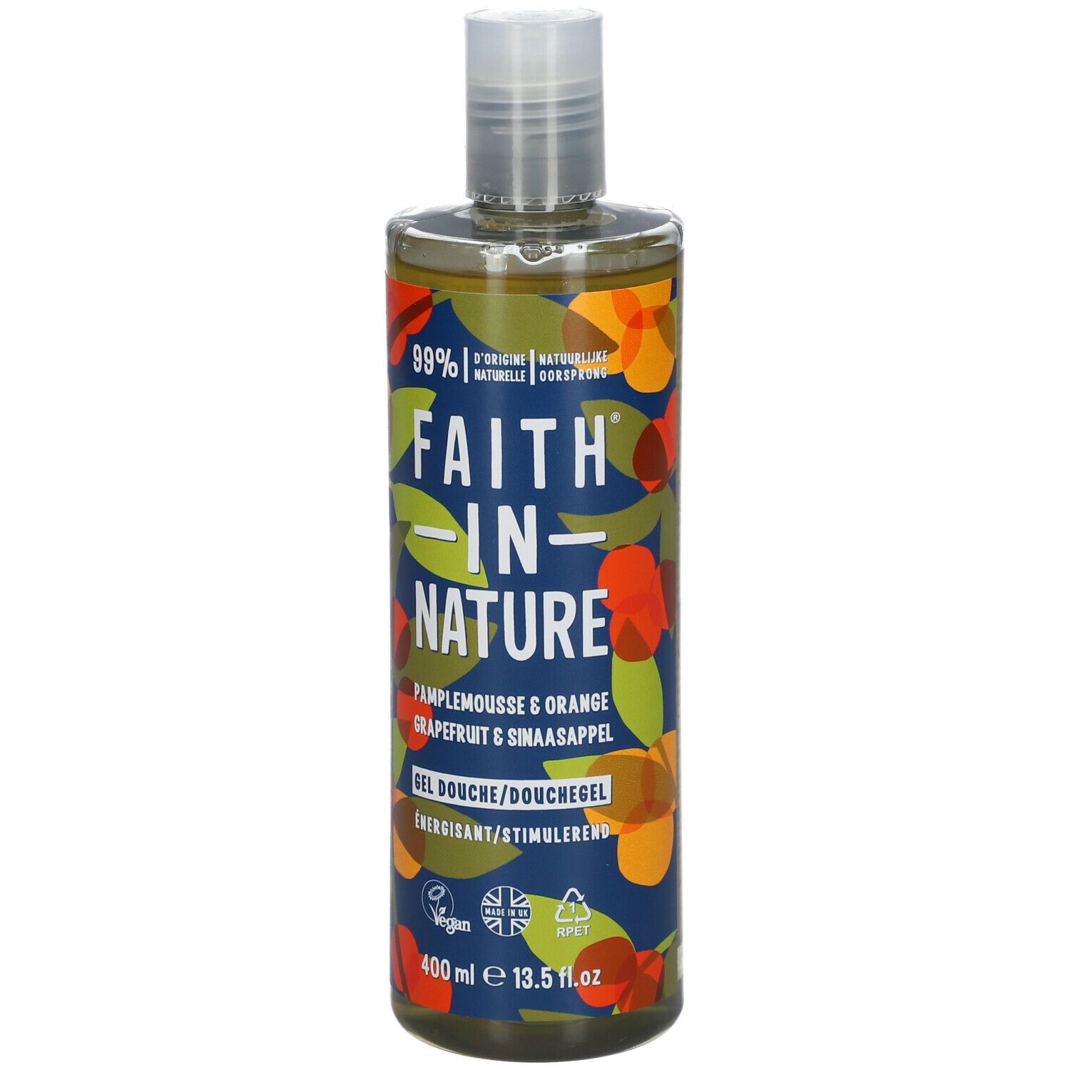 Image of FAITH® IN NATURE Energiespendendes Dusch- & Badegel Grapefruit und Orange