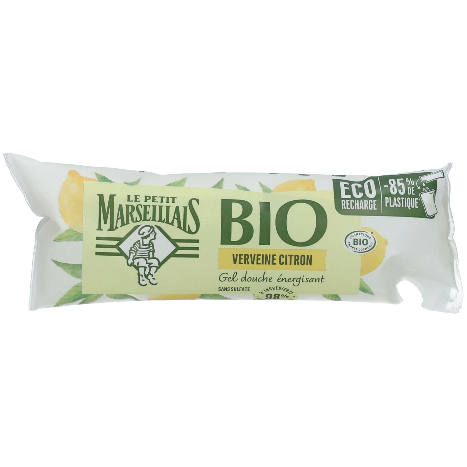 Le Petit Marseillais Berlingot Recharge Bio-Duschgel Zitronenverbene