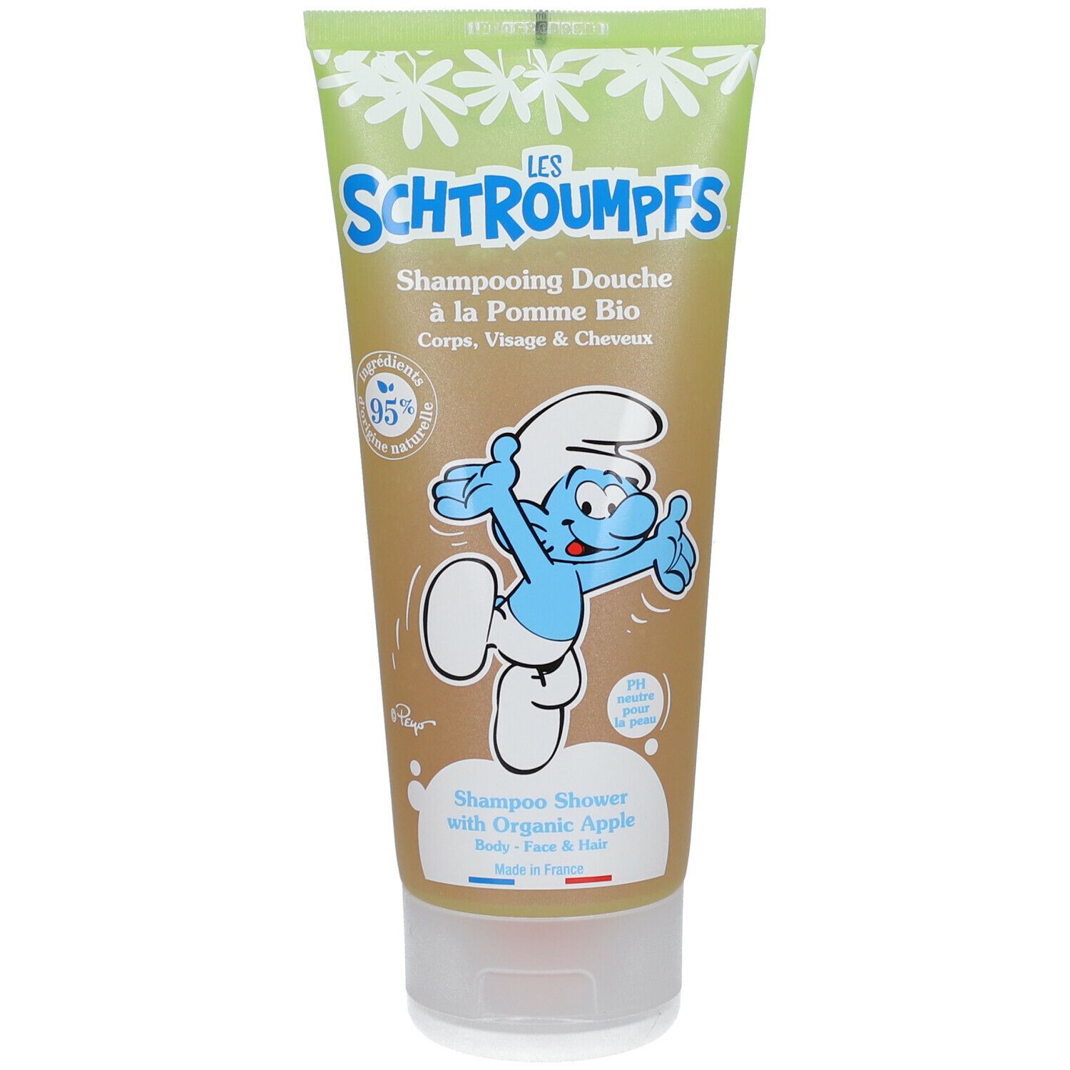 Le Comptoir du Bain Les Schtroumpfs Shampooing Douche Parfum Pomme Bio