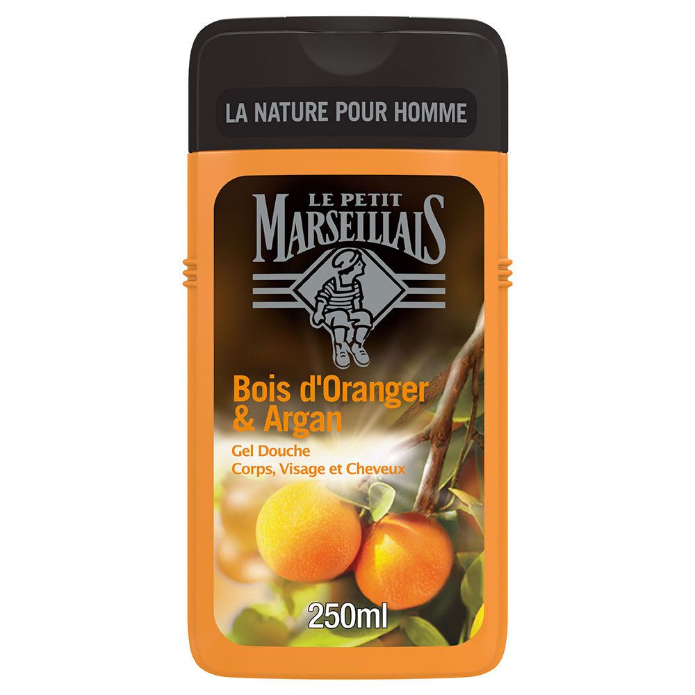 Le Petit Marseillais Duschgel für Männer Orangenblüte & Argan