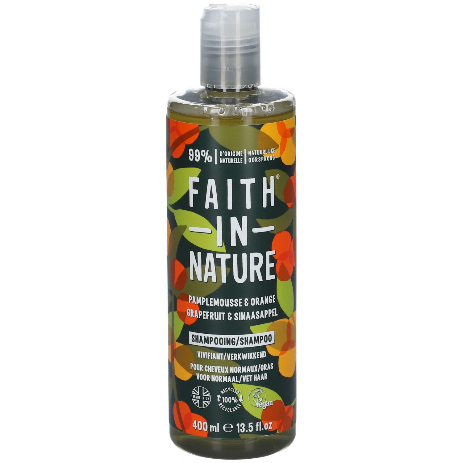 FAITH® IN NATURE Belebendes Shampoo mit Grapefruit & Orange