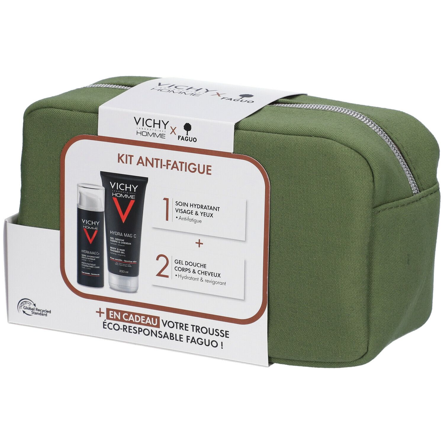 VICHY Homme Anti-Müdigkeitspflege-Set Hydra Mag C