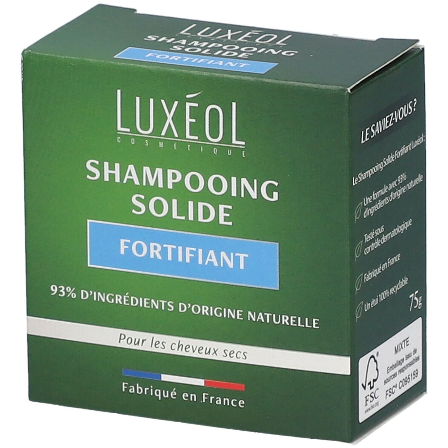 LUXÉOL Stärkendes Festes Shampoo