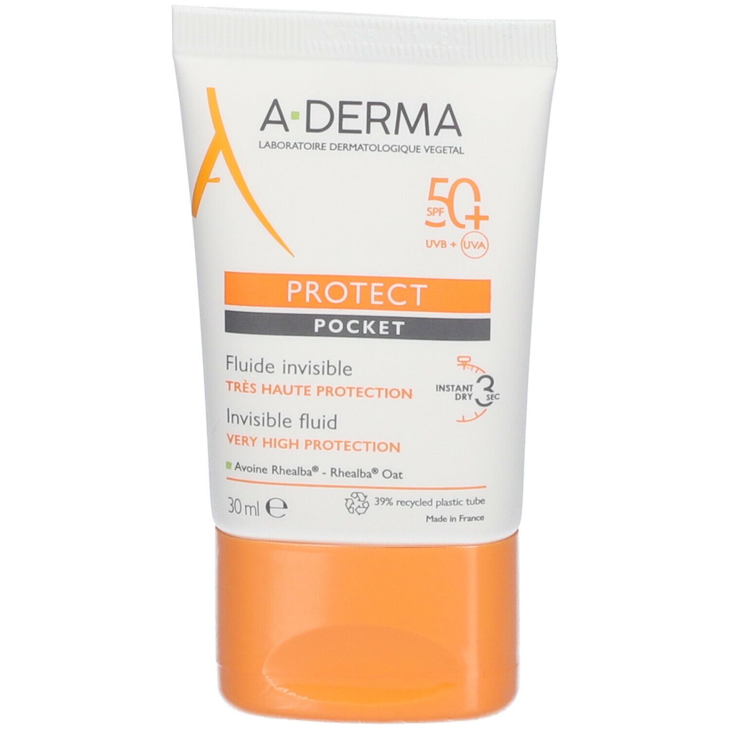 A-DERMA PROTECT Invisible Sonnenschutzfluid LSF 50+