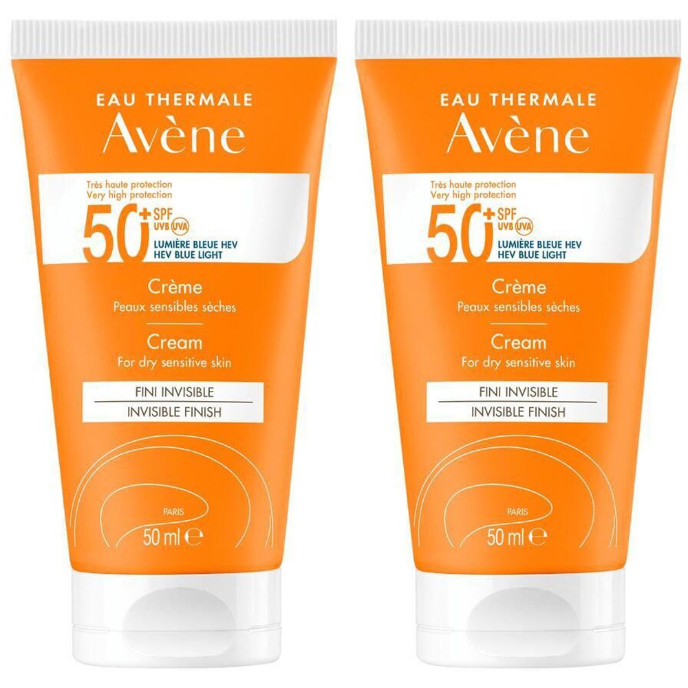 Avène Solaire Creme SPF50+ UVB UVA Blaulicht HEV