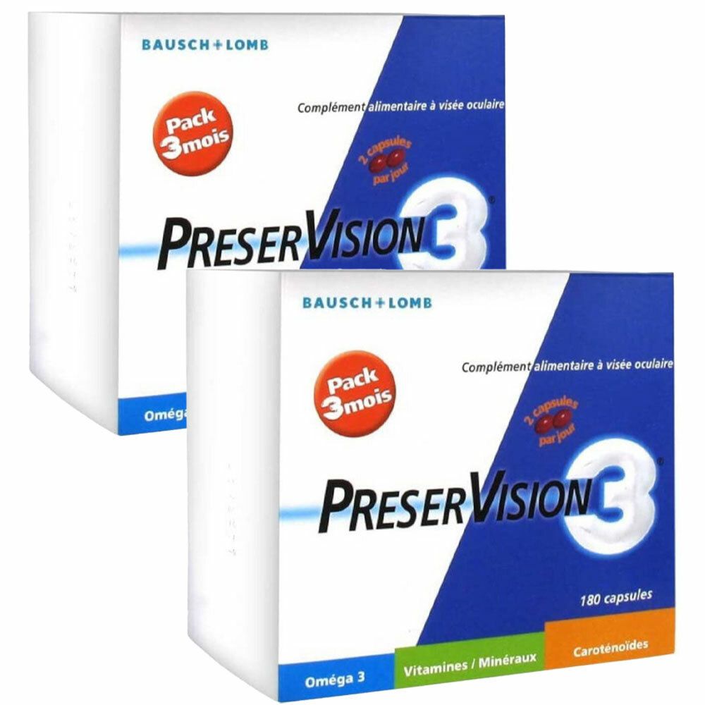 Bausch & Lomb PreserVision 3 + Vitamin D3