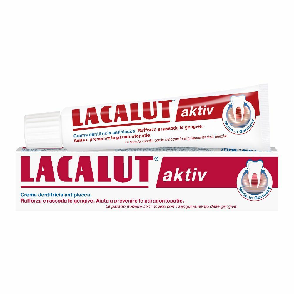 Image of Lacalut® Aktiv Anti-Plaque Zahnpasta-Creme