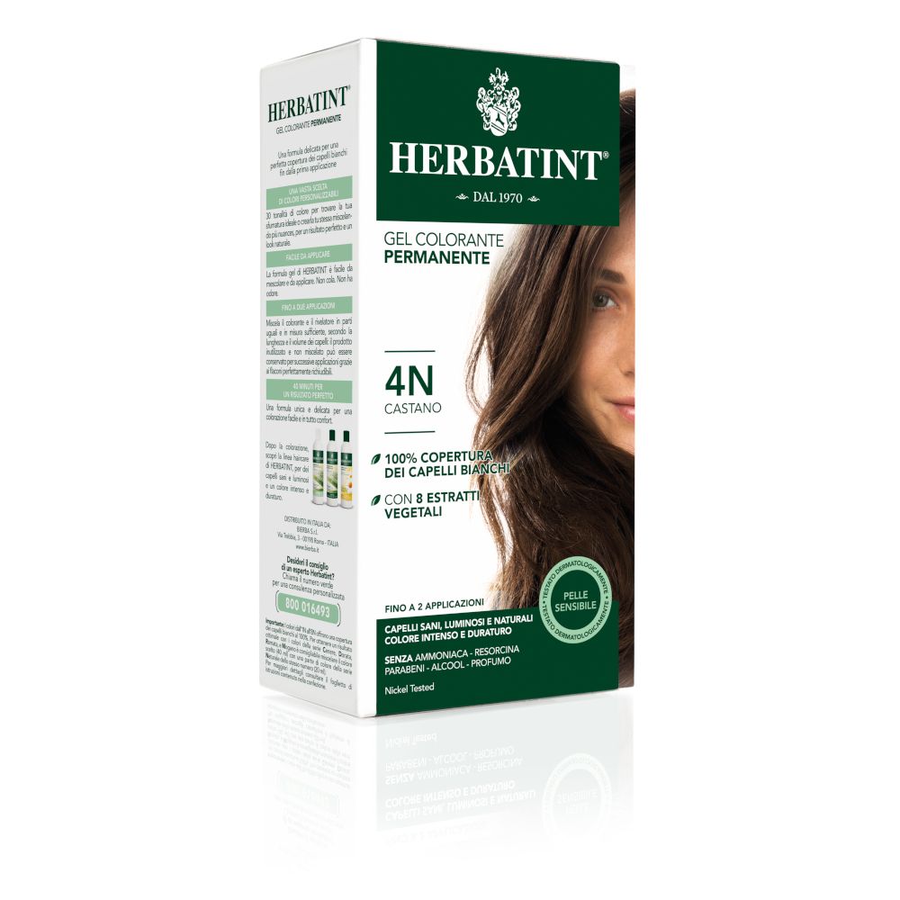 Image of HERBATINT® 4N braun permanente Haarfarbe