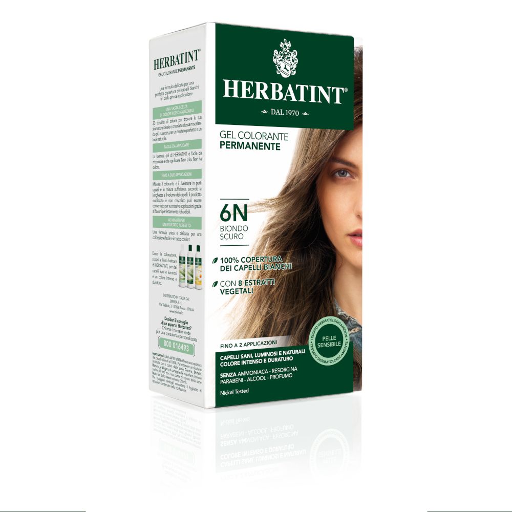 Image of HERBATINT® 6N dunkel blond permanente Haarfarbe