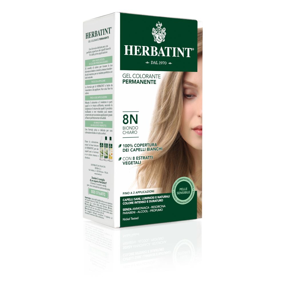 Image of HERBATINT® Haarfarbe Hellblond 8N