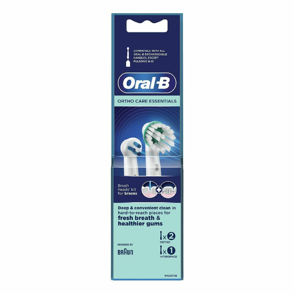 Image of Oral-B® Aufsteckbürsten Ortho Care Essentials Kit 3er