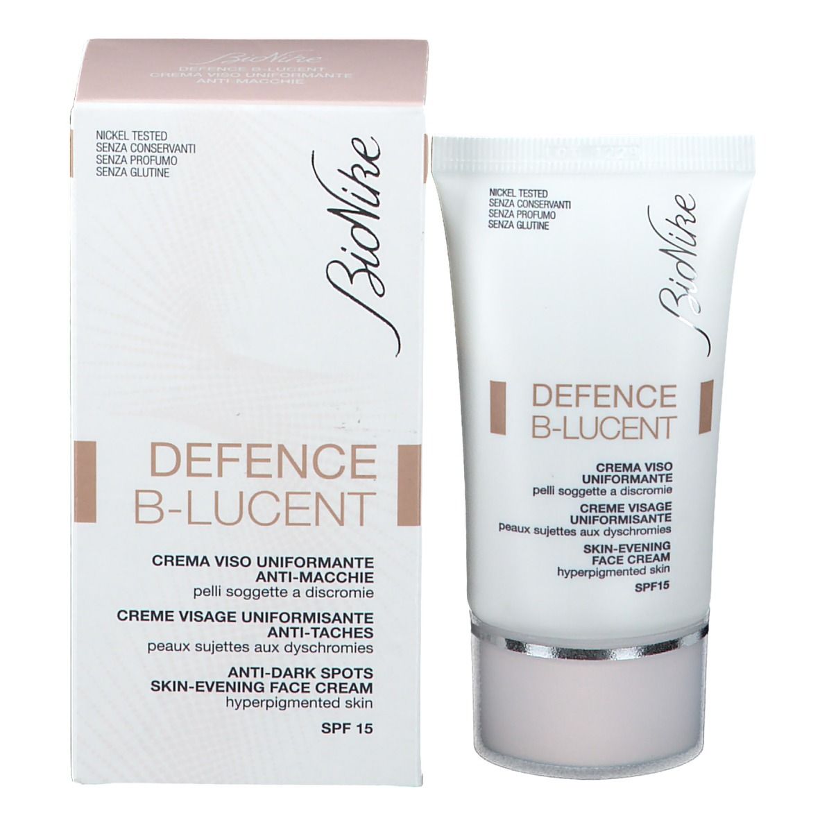 BioNike DEFENCE B-LUCENT Crème Visage Uniformisante SPF 15 - Shop ...