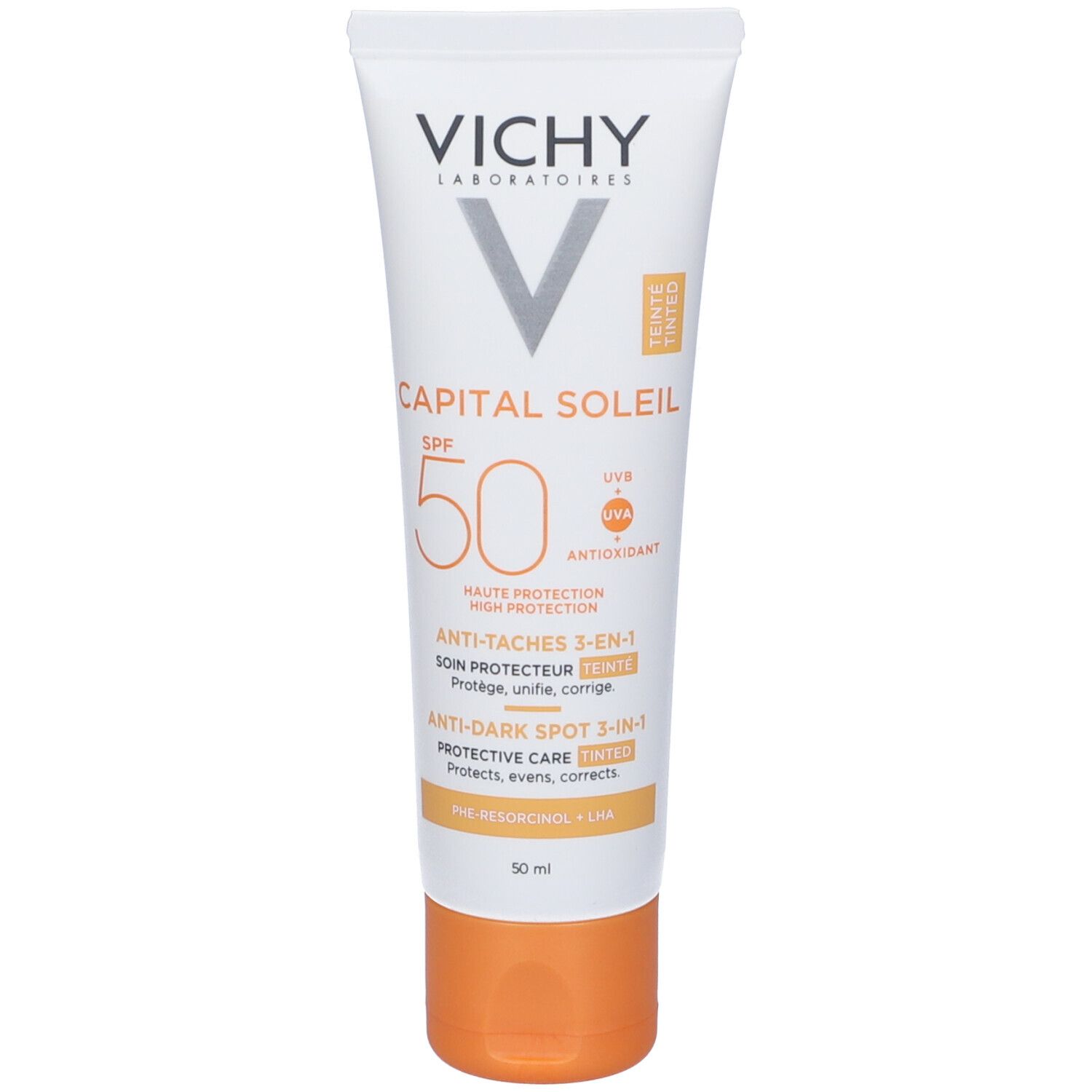 Vichy Ideal Soleil Traitement anti-taches 3 en 1 SPF 50+