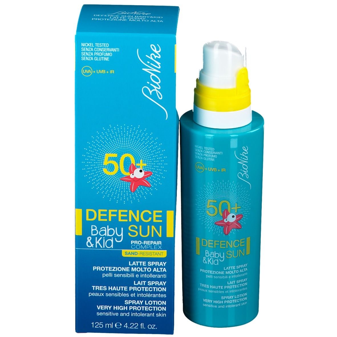 BioNike Defence Sun Baby Kid 50 Lait Spray Shop apotheke ch