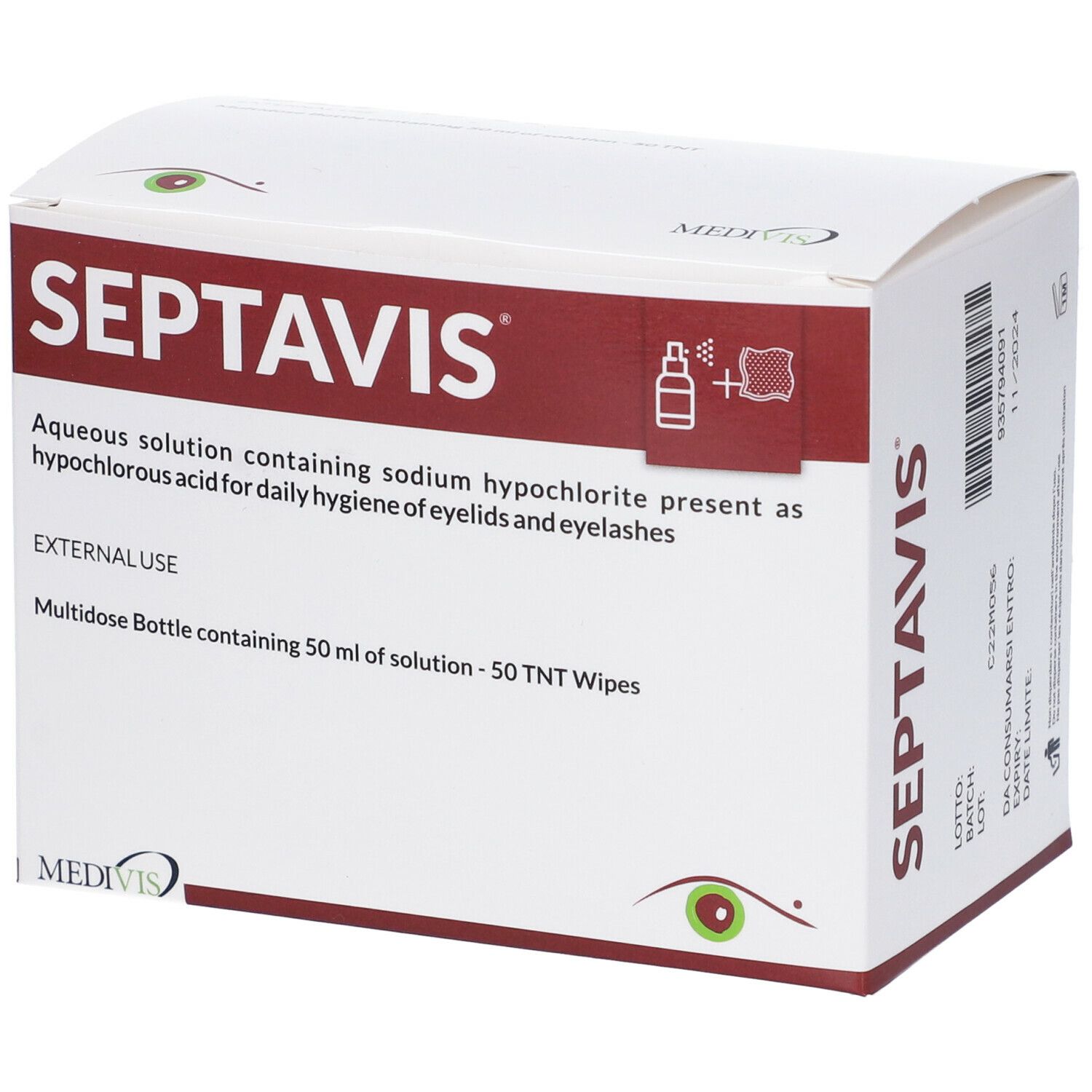 Image of SEPTAVIS® Lösung + 50 sterile TNT Tücher
