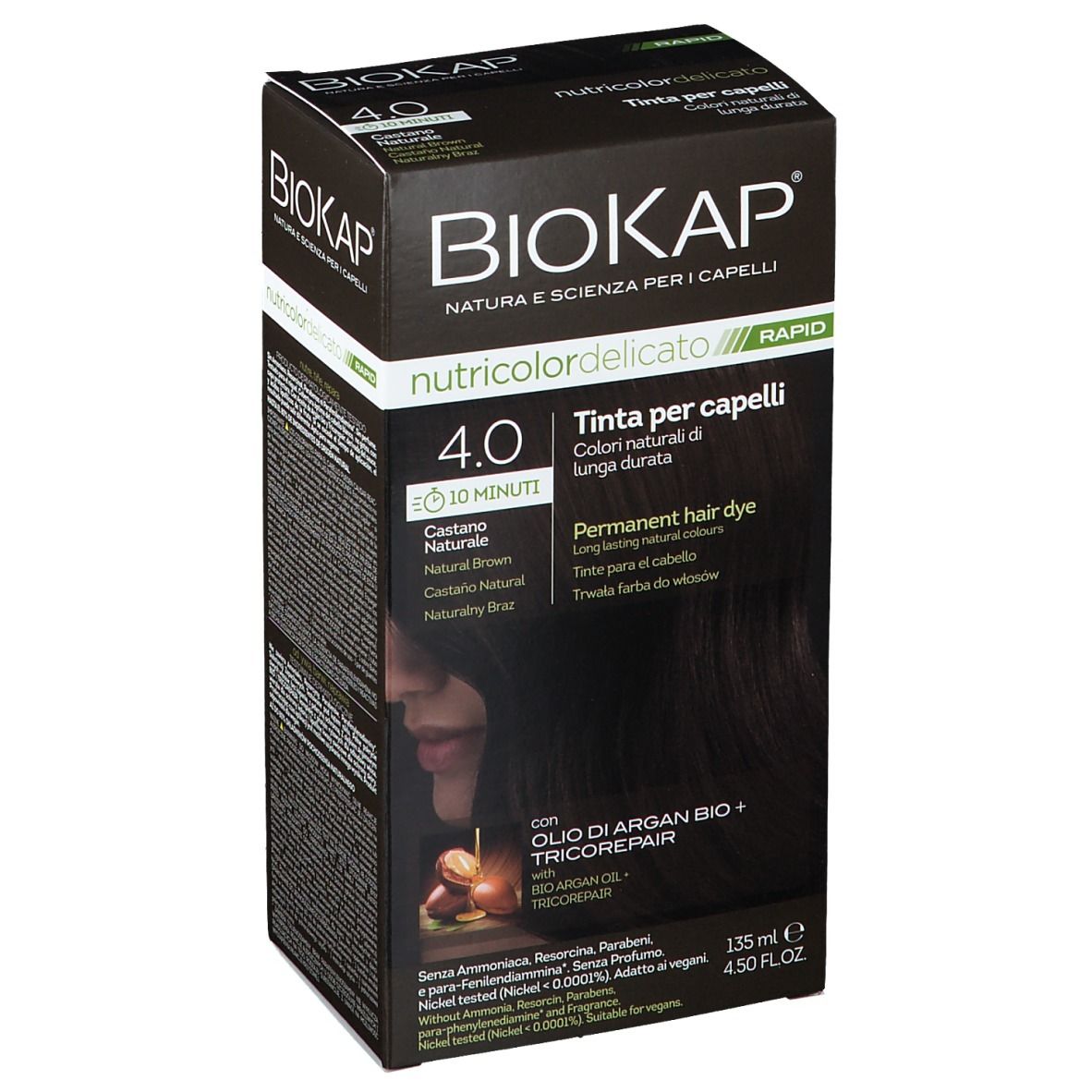 Image of BioKap® Nutricolor Delicato RAPID 4.0 Natur Kastanie
