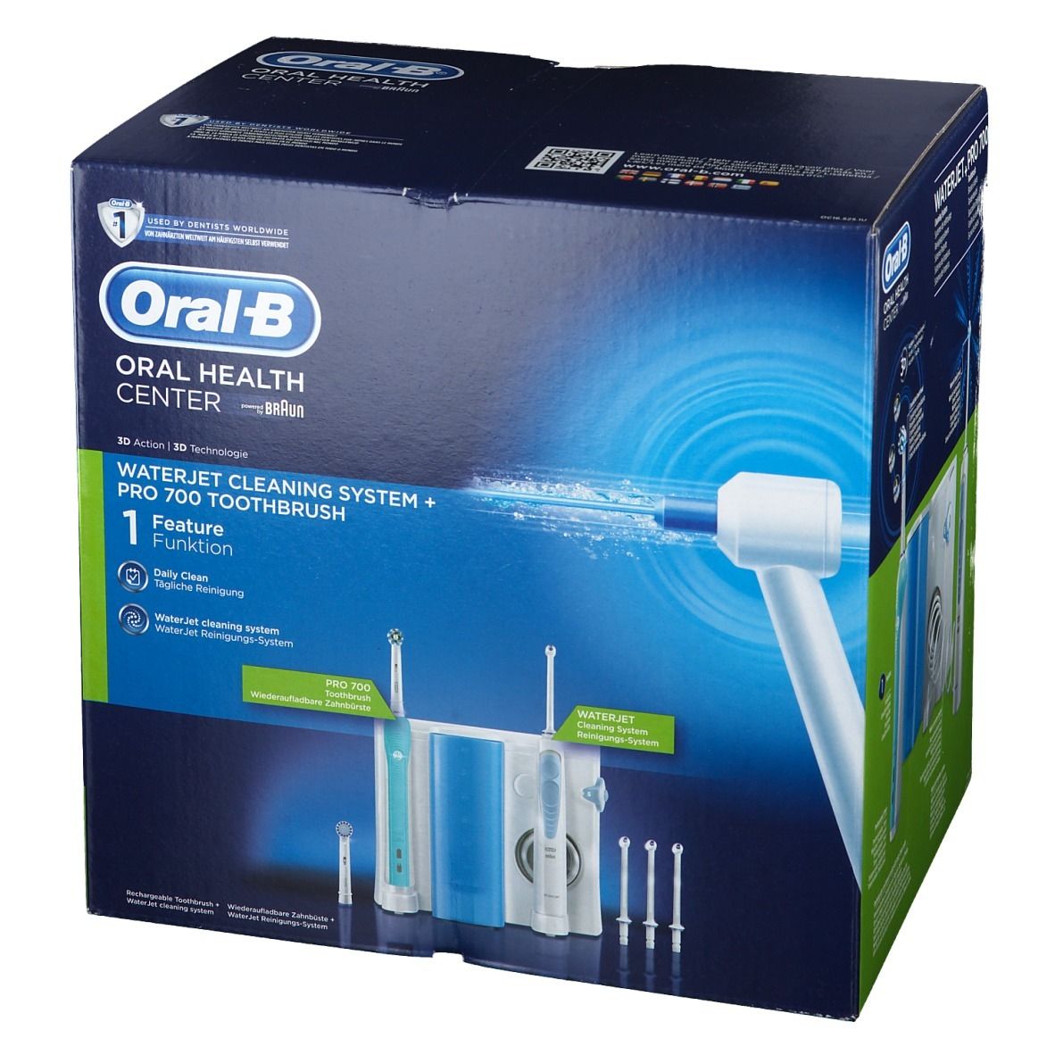 oral b waterjet cleaning system pro 700 electric toothbrush