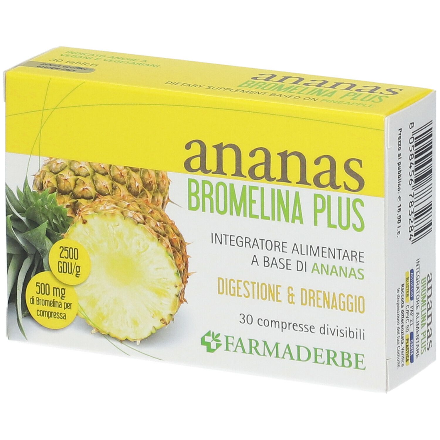 Image of FARMADERBE Ananas Bromelin Plus