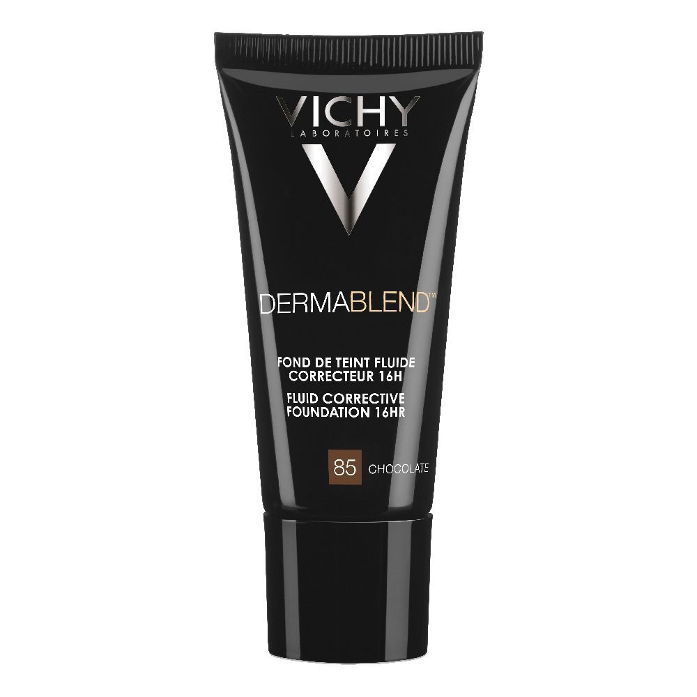 VICHY Dermablend Fond de Teint Fluide Correcteur 16h 85 Chocolat