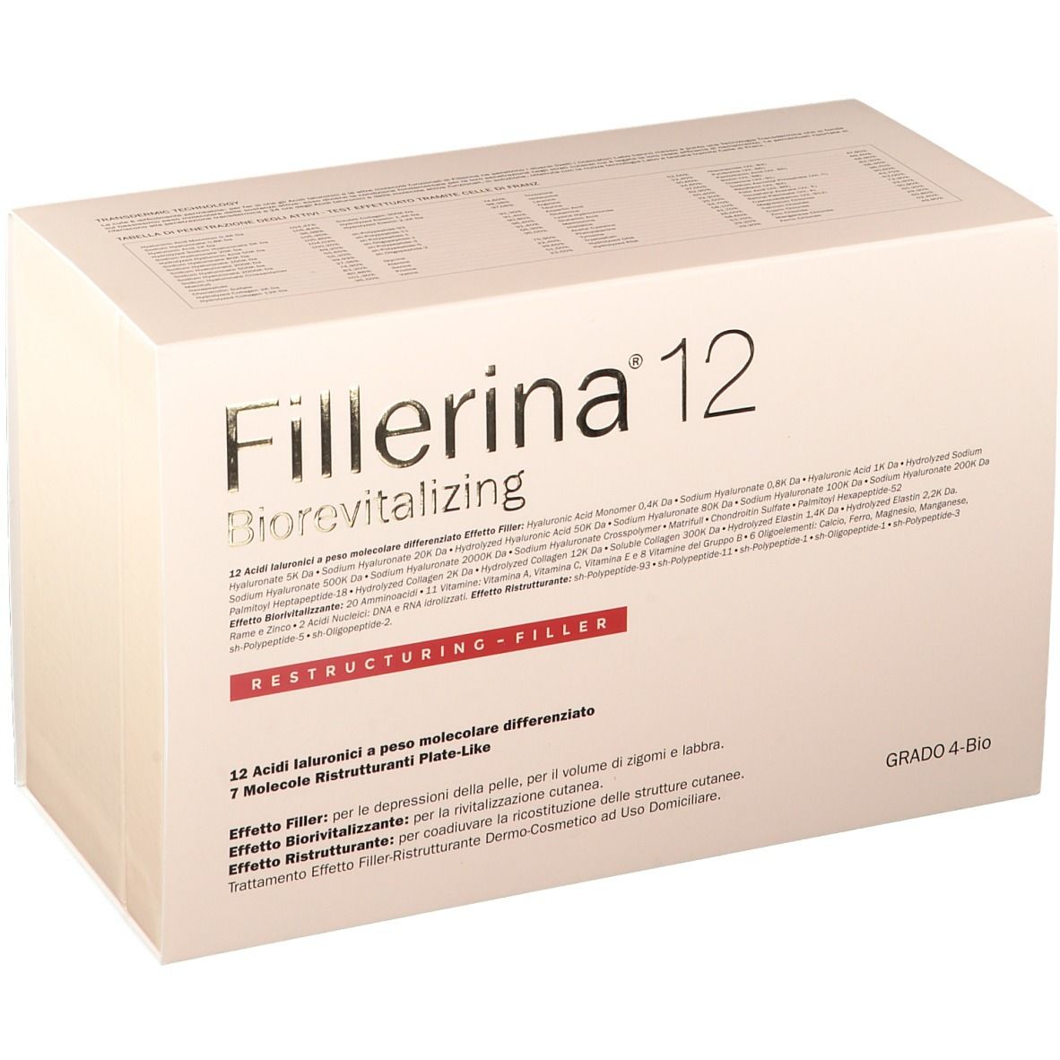 Image of Fillerina® 12 Biorevitalizing Restructuring Filler Grad 4