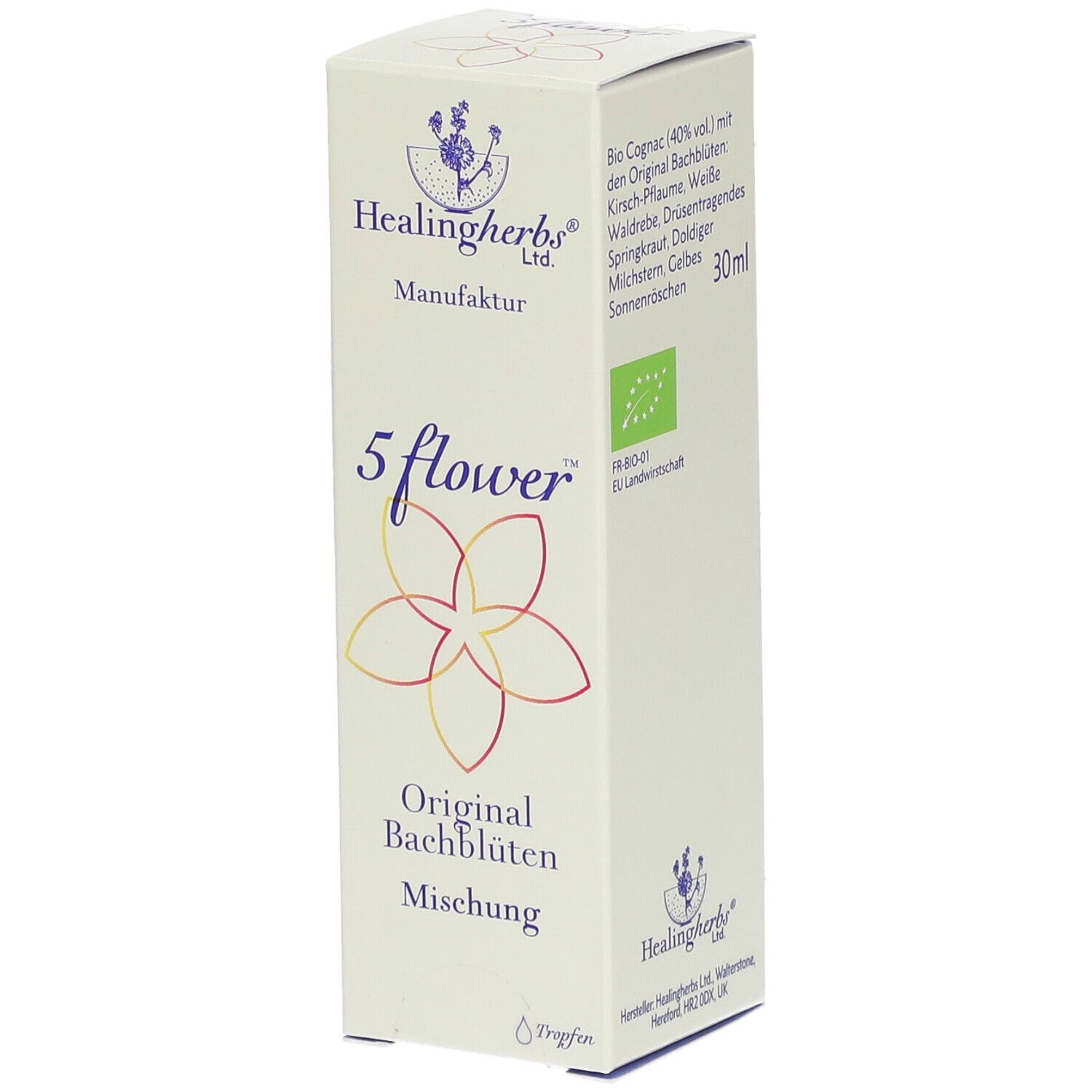 Adler Pharma Produktion Und Vertrieb Gmbh Healingherbs® 5 Flower™ Original Bachblüten Elixier - Tropfen 30.00 Ml