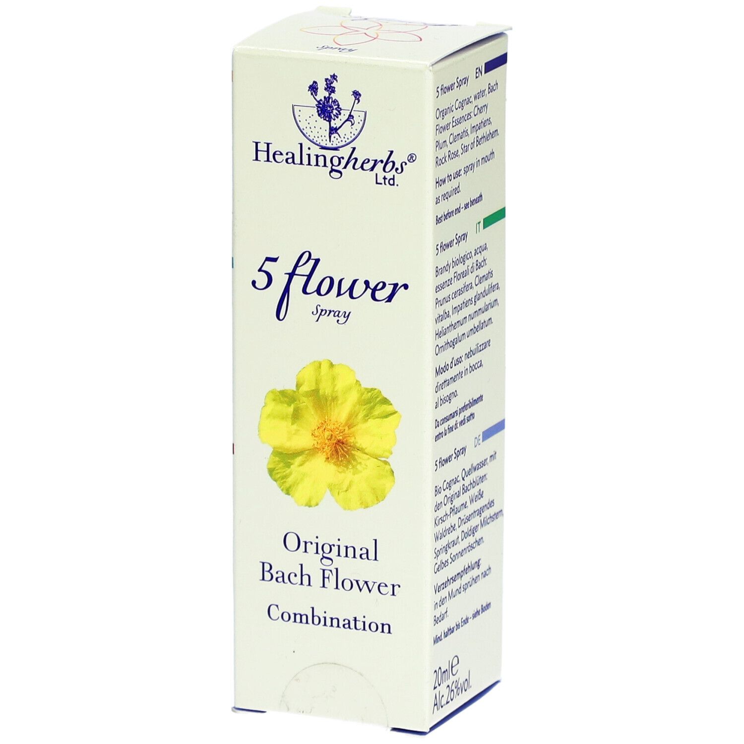 Healing Herbs 5 Flower Bachblüten Spray