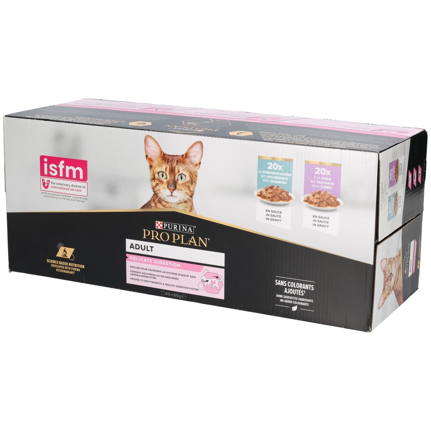 Purina Pro Plan Sterilised für empfindliche Verdauung – Pute/Fisch in Soße