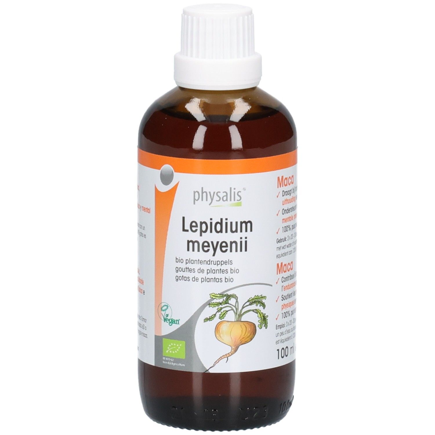 Physalis Lepidium Meyenii Bio Pflanzentropfen