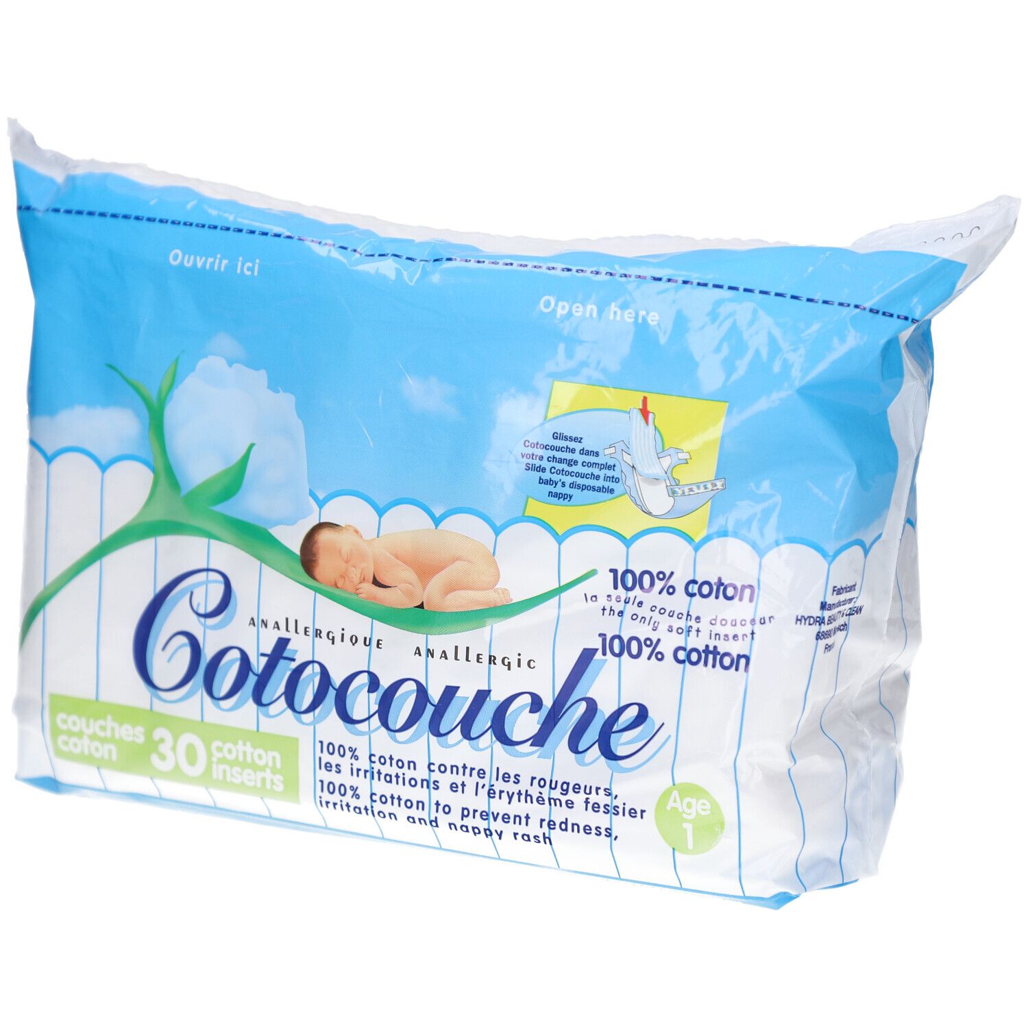 Cotocouche Baumwoll-Windeln Größe 1