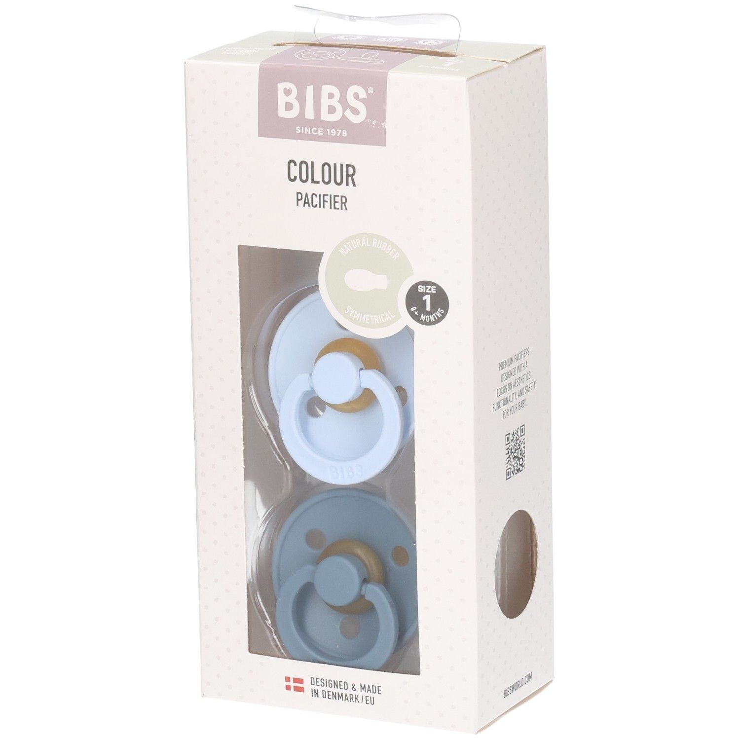 Bibs 1 Symmetric Duo Babyblau/Petrol