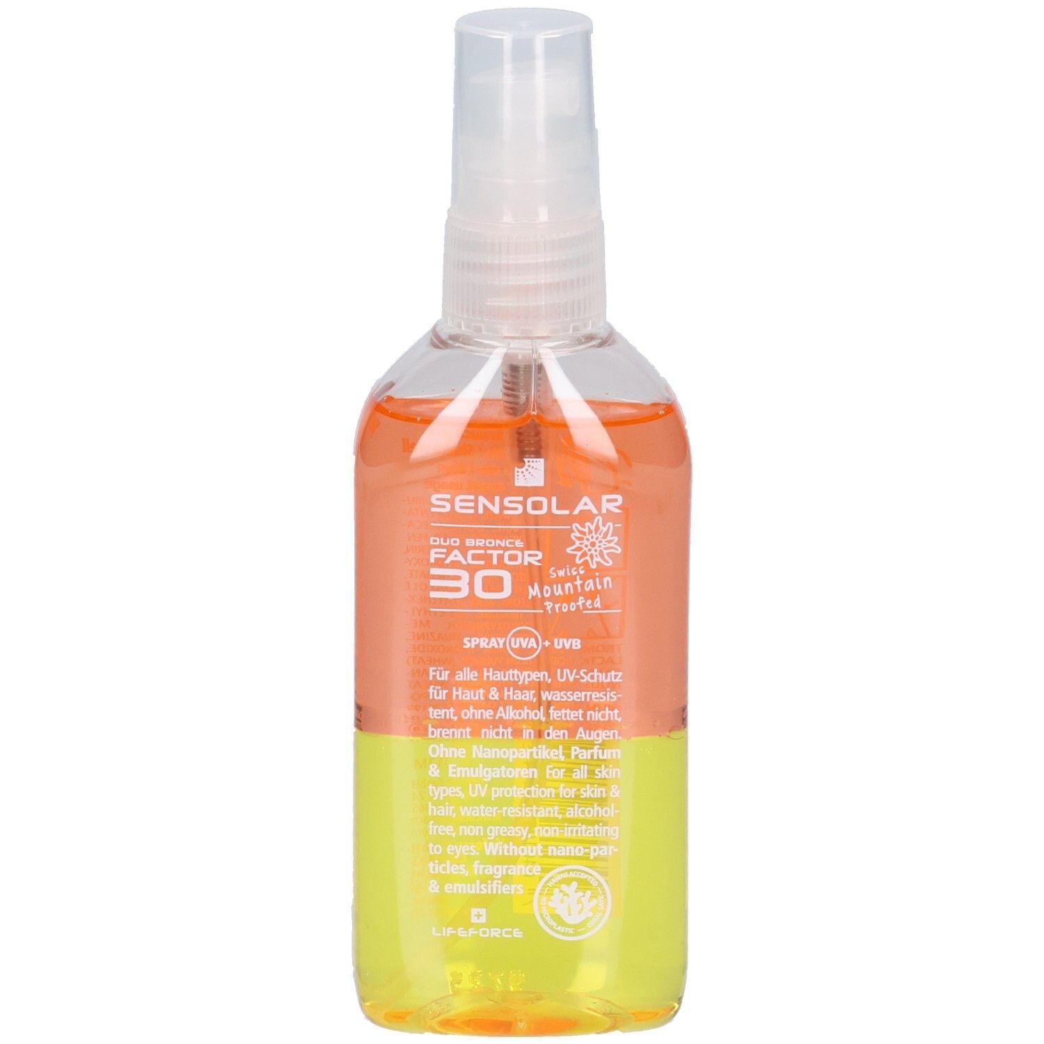 Sensolar Duo Bronze Factor LSF 30 UVA + UVB Sonnenspray