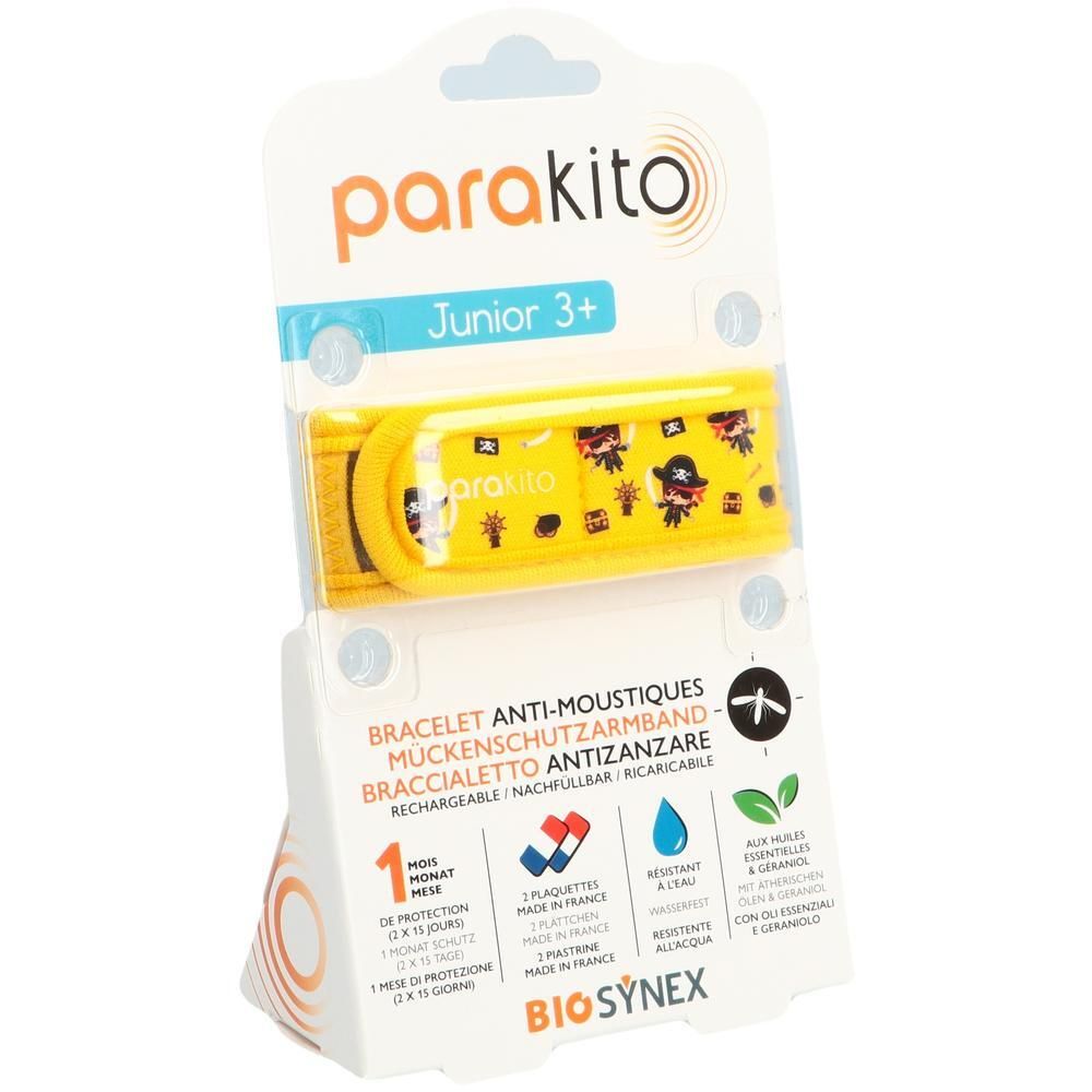 Para'kito Kids & Teens Mückenschutz Armband 'Piraten' für Kinder 3–7 Jahre