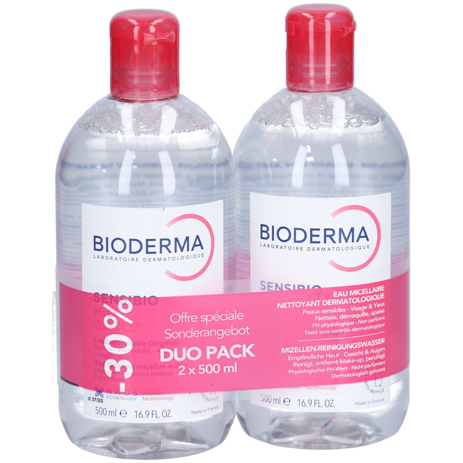 Bioderma Sensibio H2O Duo Mizellenwasser 2 x 500 ml