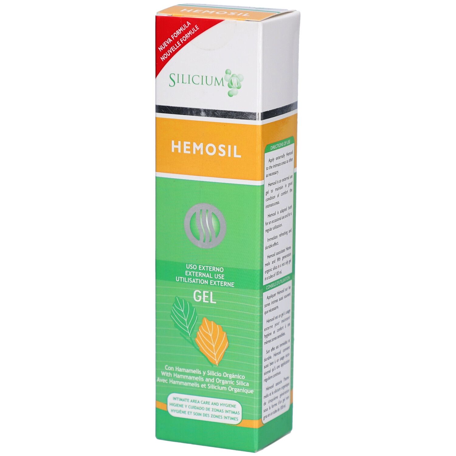 Silizium Hemosil Gel Zur äußerlichen Anwendung