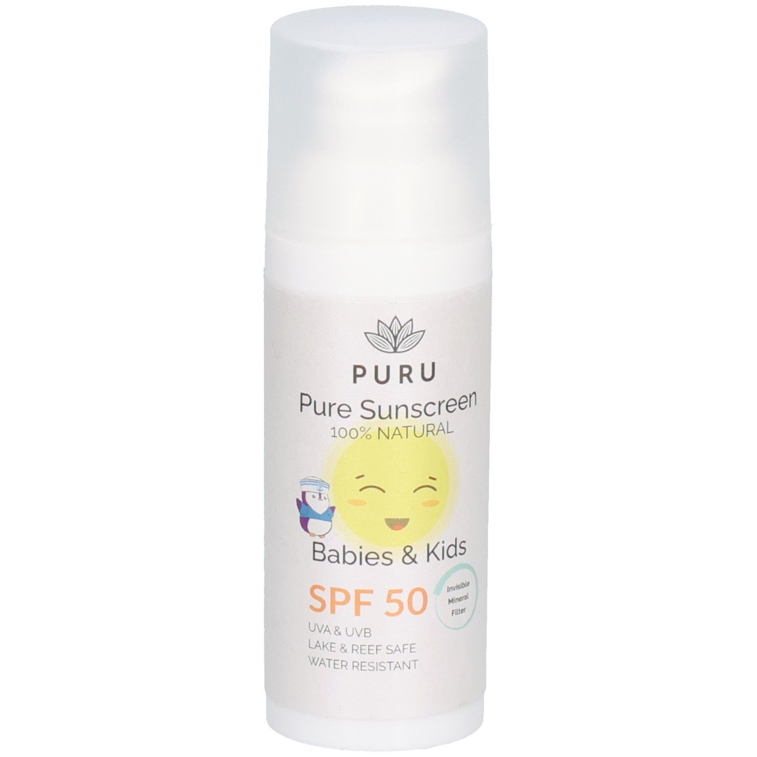 Puru Pure Sunscreen Babies & Kids LSF 50 Sonnencreme