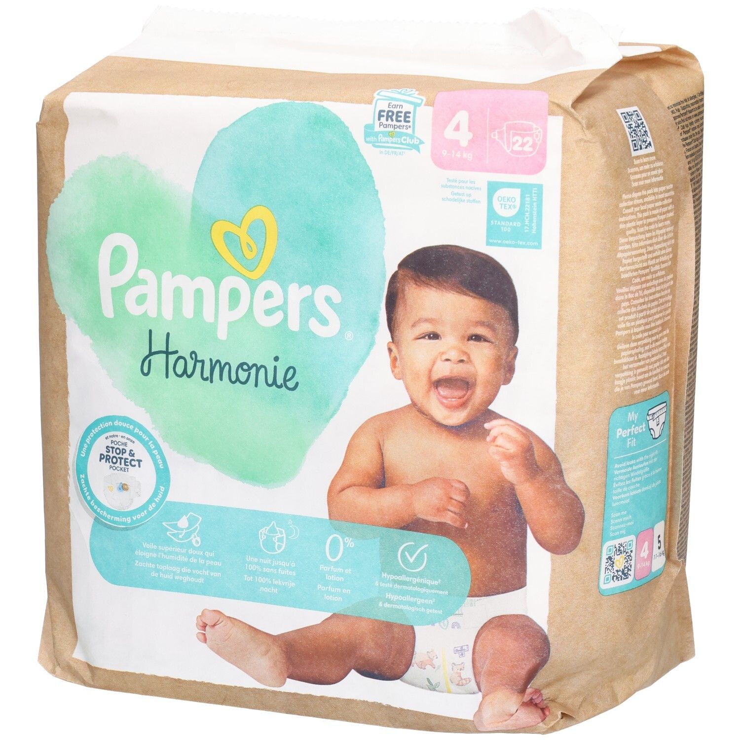 Pampers Harmonie Gr. 4 (9-14kg) 22 st.