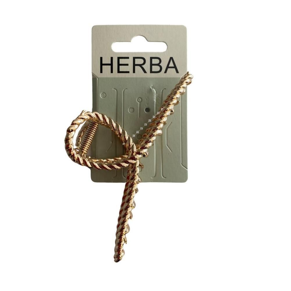 Herba Klammer Loop 11 cm Metall gold