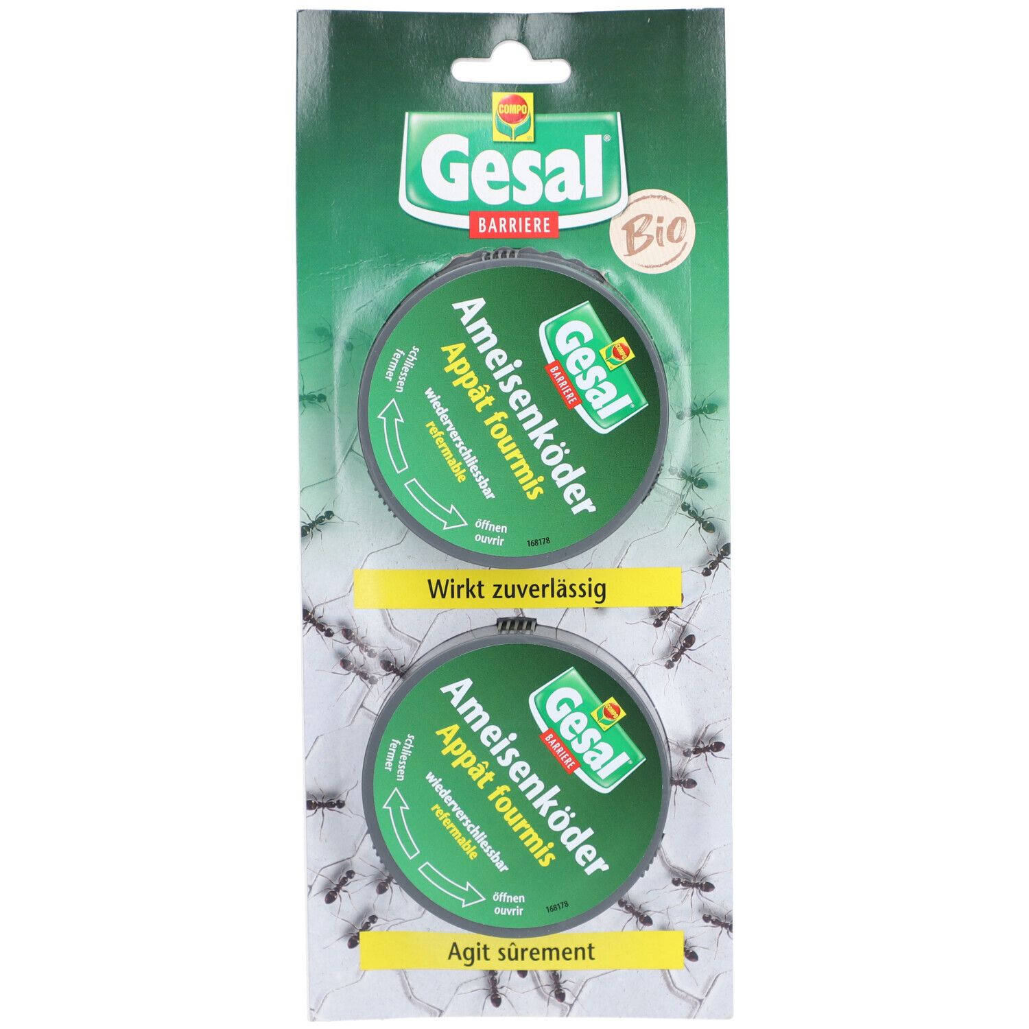 Gesal BARrière Bio Ameisenköder Dose 10 m²