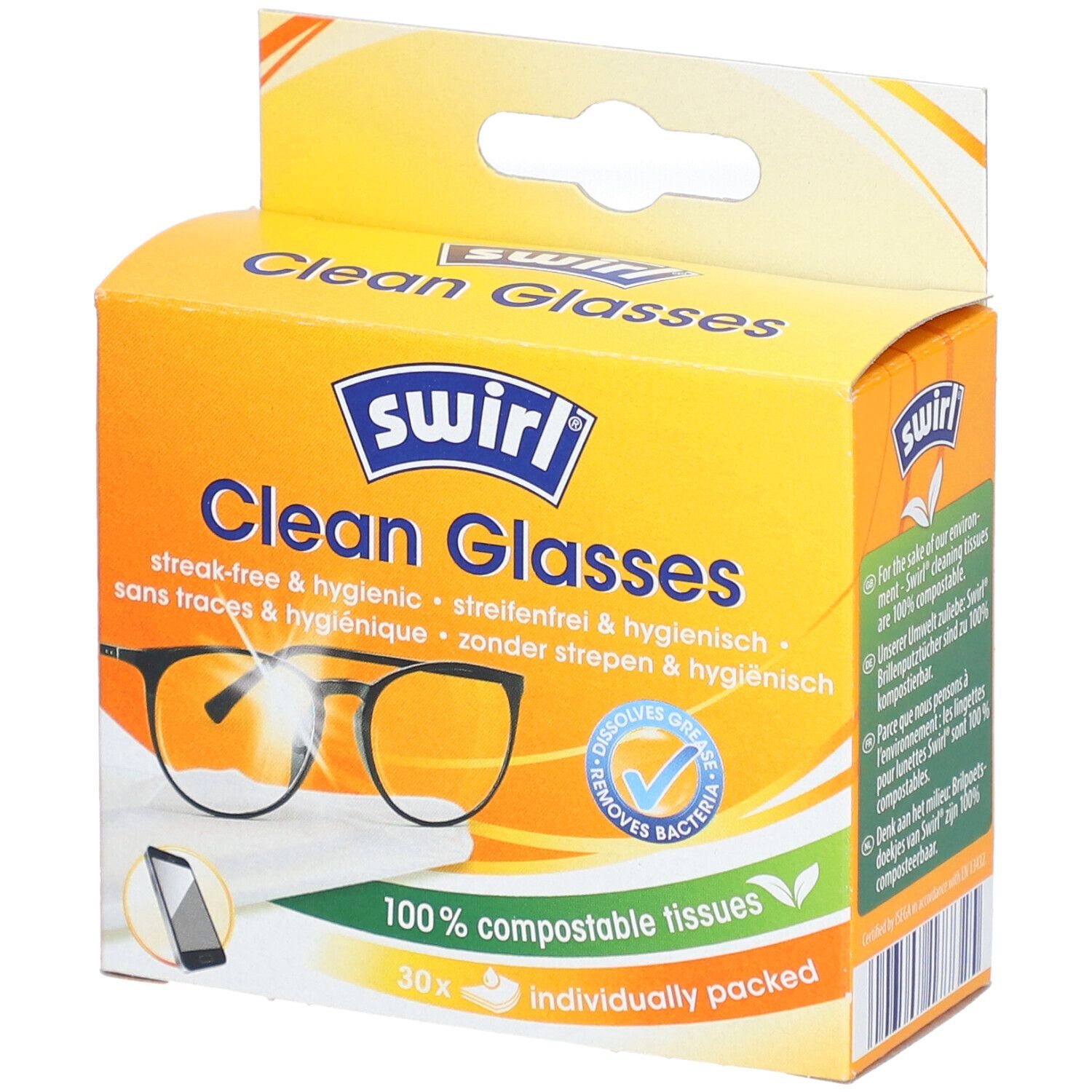 Swirl® Clean Glasses - Brillenreinigungstücher