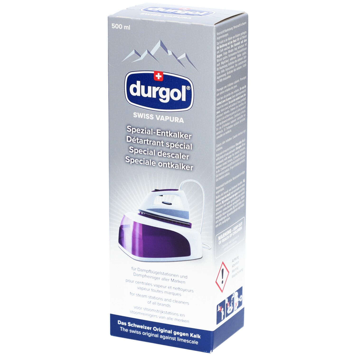 Durgol Spezial-Entkalker für Dampfbügelstationen und Dampfreiniger