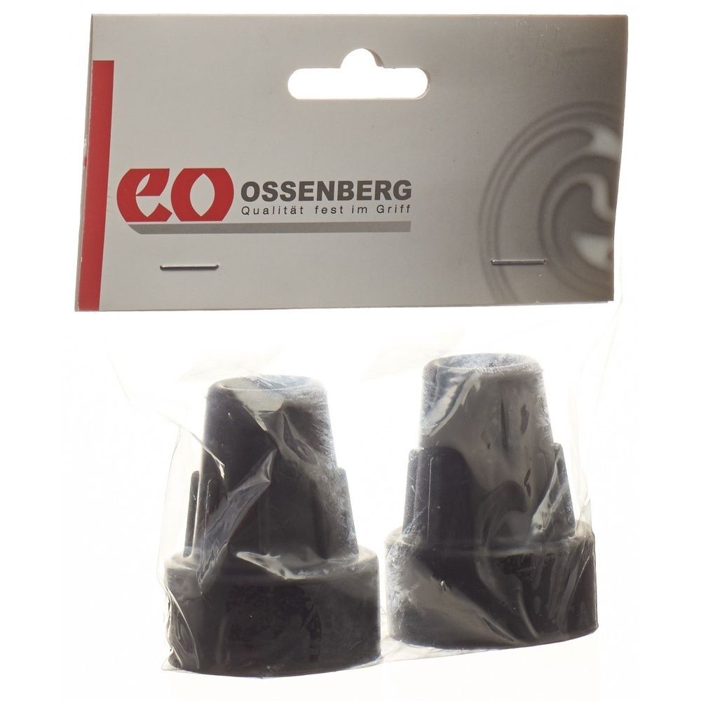 Ossenberg Stockspitze Pivoflex 16 mm Schwarz - 1 Paar