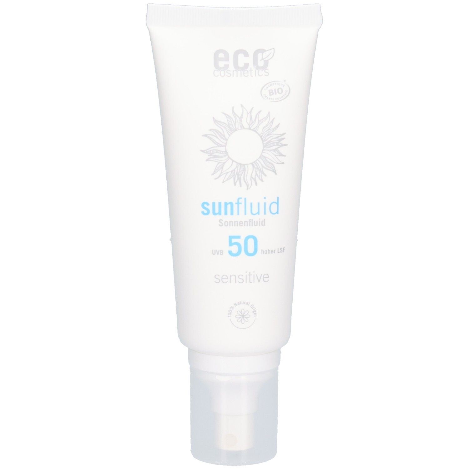 Eco Cosmetics Sunfluid LSF 50 Sensitive Bio-Sonnenschutzfluid
