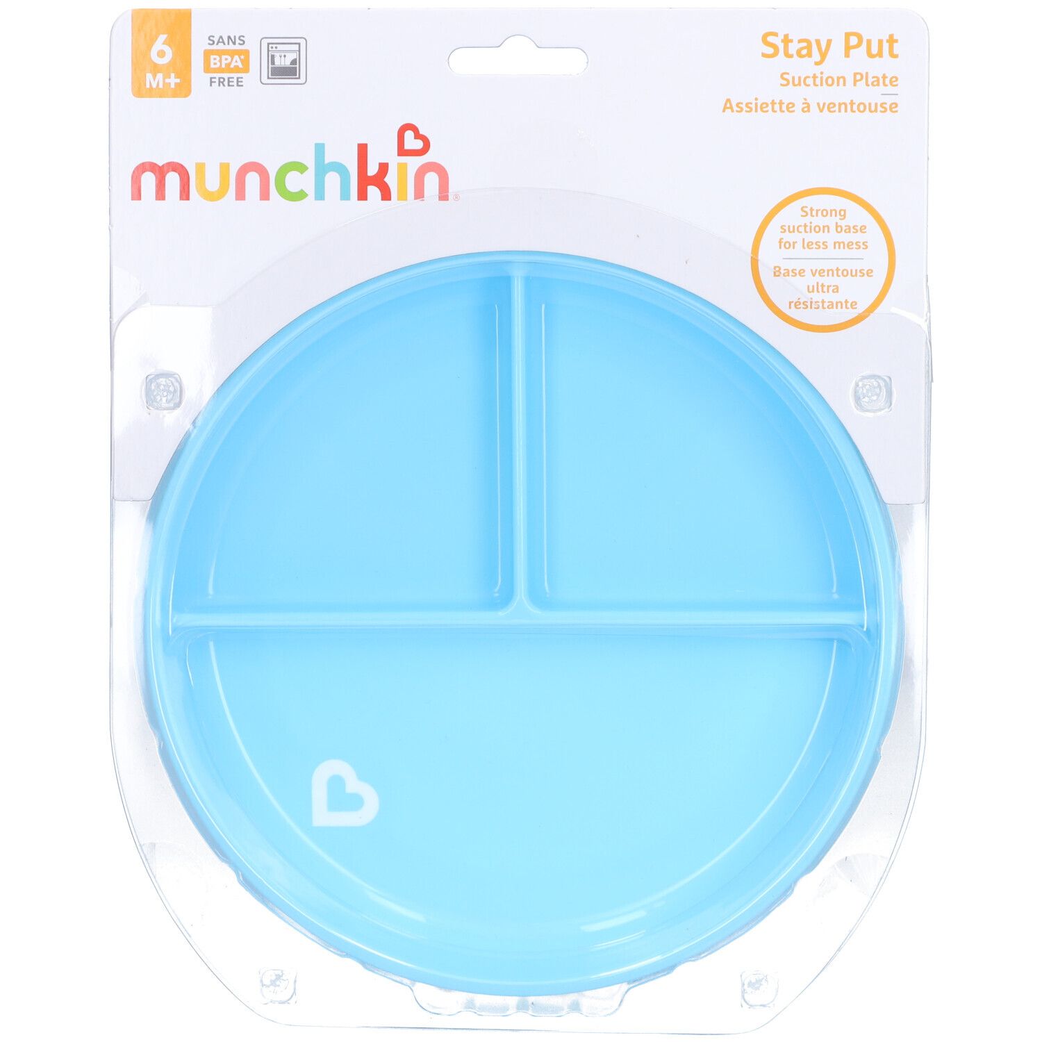 Munchkin Stay put - Teller mit Saugnapf ab 6 Monaten