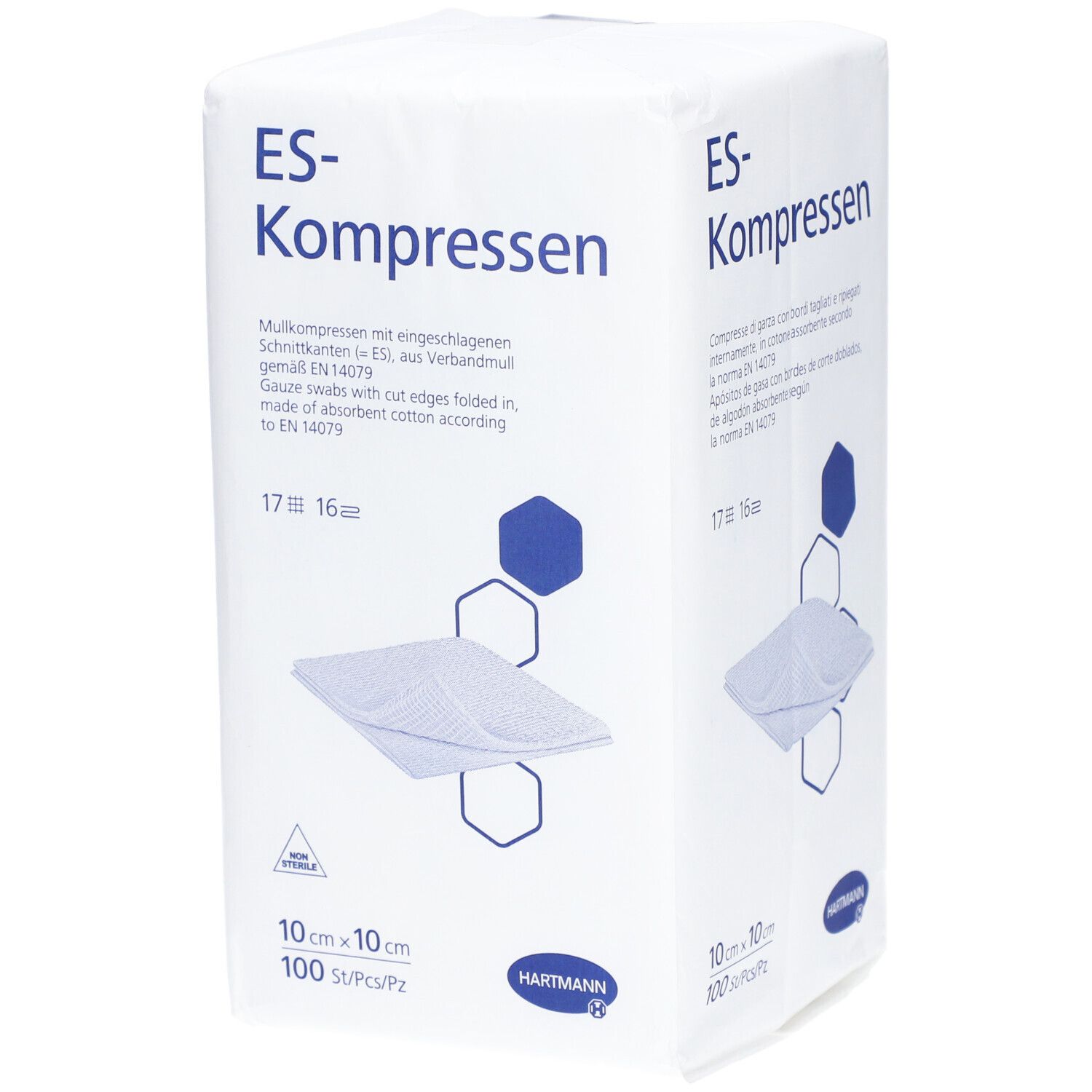 ES-Kompressen 10 cm x 10 cm