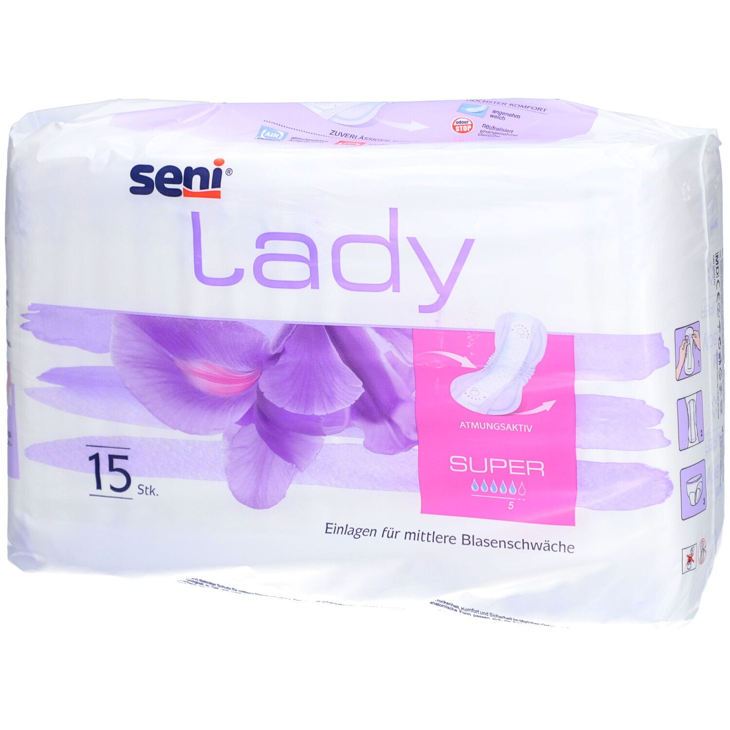 Seni Lady Super Einlage 15 Stk