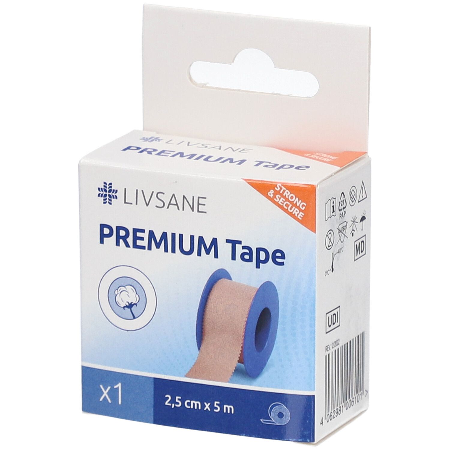 Livsane Premium Klebeband 2,5 cm x 5 m