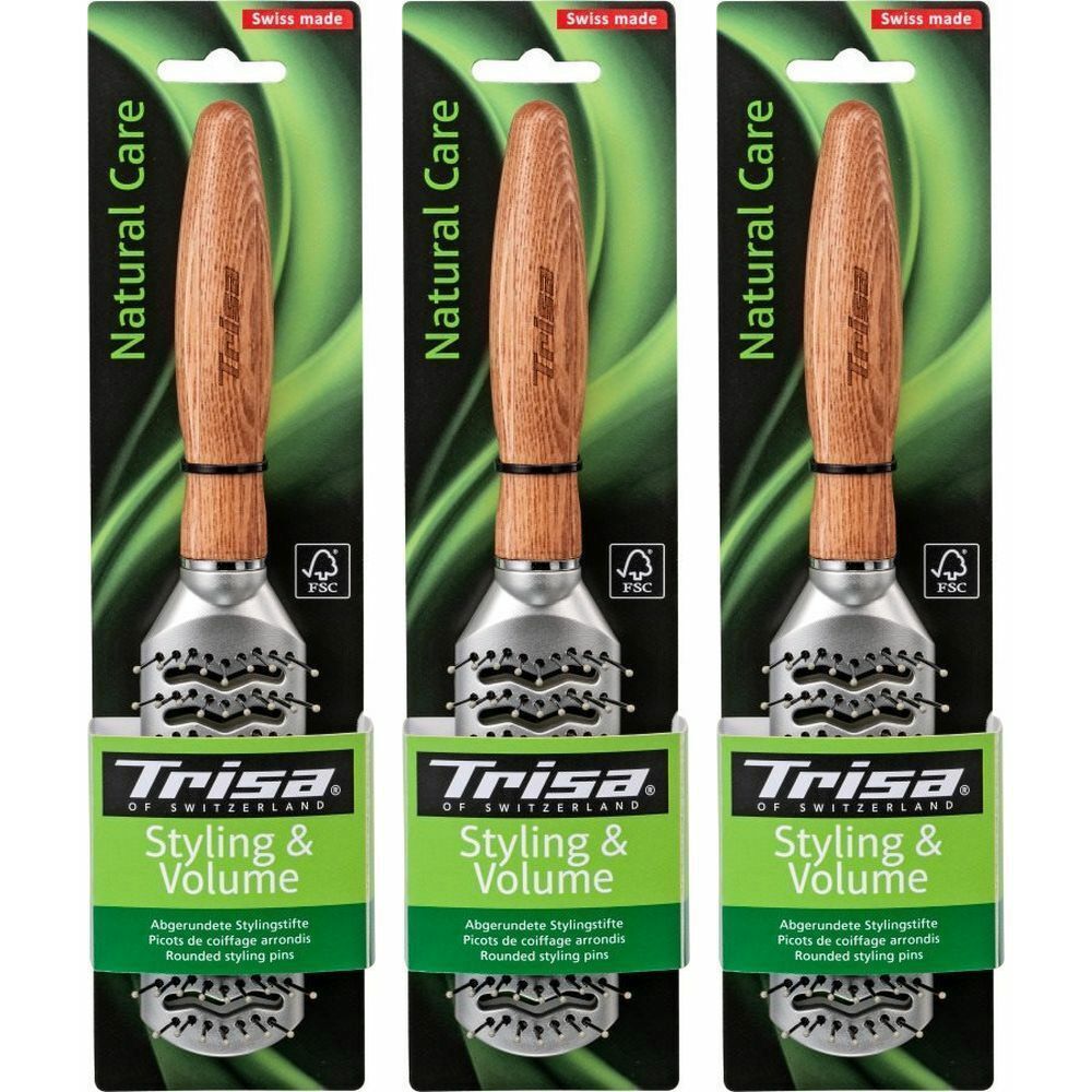 Trisa Natural Care Styling & Volume Haarbürste