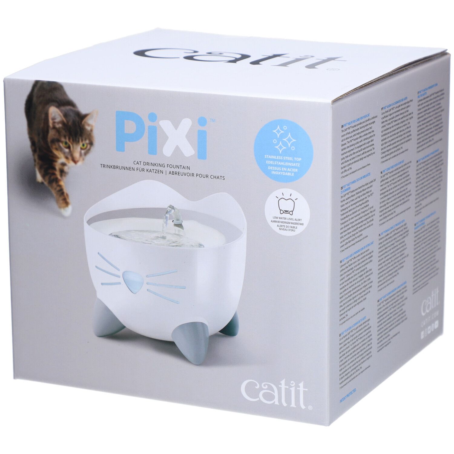 Catit Pixi Trinkbrunnen mit Edelstahleinsatz