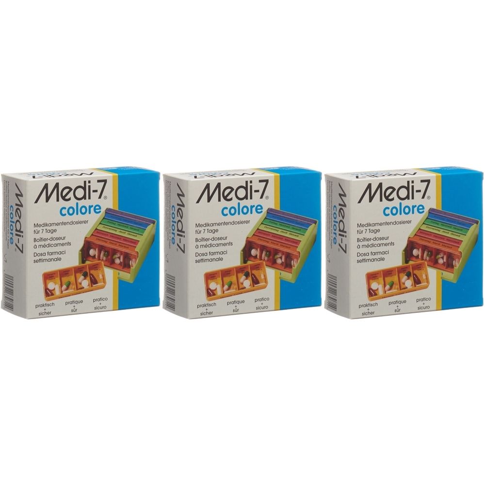 Medi-7 Colore Medikamenten-Dosierbox
